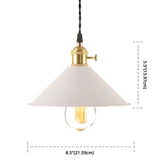 Nordic Industrial Macaron Pendant Light - Colorful Metal 1-Light Lighting
