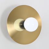 Ultra-Contemporary Sphere 1-Light Milk Glass Ceiling Flush Mount For Living Room