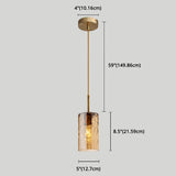 Minimalist Glass Pendant Lamp - Modern Ripple Design For Dining Room