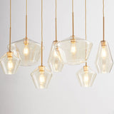 Modern Minimalist Glass Pendant Light For Dining Room - 1-Light Hanging Lamp
