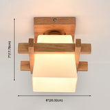 Contemporary Frosted Glass Semi-Flush Chandelier For Hallway Ceiling Mount