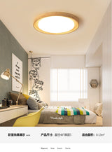 Modern Circle Semi Flush Mount Light Fixture - Stylish Acrylic Ceiling For Bedrooms