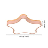 Contemporary Star-Shaped Flush Mount Acrylic Ceiling Light Fixture