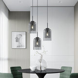 Minimalist Double Glasses Shade Pendant Light - Modern Ceiling For Aisles And Bedrooms
