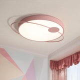 Nordic Style Acrylic Led Flush Ceiling Light Fixture: 18/21.5/25.5 Diameter Round Shape Warm/White