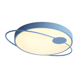 Nordic Style Acrylic Led Flush Ceiling Light Fixture: 18/21.5/25.5 Diameter Round Shape Warm/White