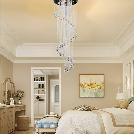 Modern Stainless-Steel Flush Mount Ceiling Light Fixture With 5 Bulbs