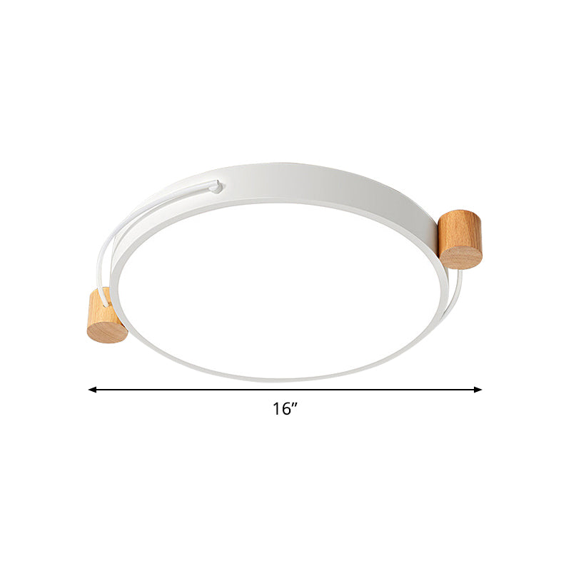 Minimalist Oval Led Ceiling Mount Light In 3 Colors Lengths - Perfect For Bedrooms!