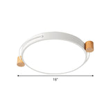 Minimalist Oval Led Ceiling Mount Light In 3 Colors Lengths - Perfect For Bedrooms!
