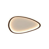 Minimalist Black Led Teardrop Metal Ceiling Light - Warm/White/3 Color Options 15’/19’ Width