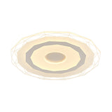 19.5/23.5 Ultra-Thin Ceiling Lamp Simple Style Acrylic White Led Flush Mount Warm/White/Outer Inner