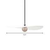 Sleek White Ceiling Light: Minimalist Acrylic Suspension Lamp For Bedroom