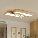 30’/39’ Modern Metallic Led Gold Flushmount Ceiling Light For Living Room / 30’