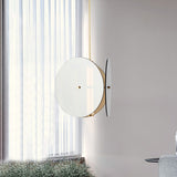 Modern Gold Led Pendant Light With Round Amber Glass Shade For Dining Room