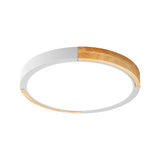 Nordic Style Led Ceiling Flush Mount Lighting With Acrylic Shade