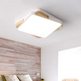 Contemporary Rectangular Acrylic Lighting Fixture - Flush Mount Ceiling Lights For Living Room