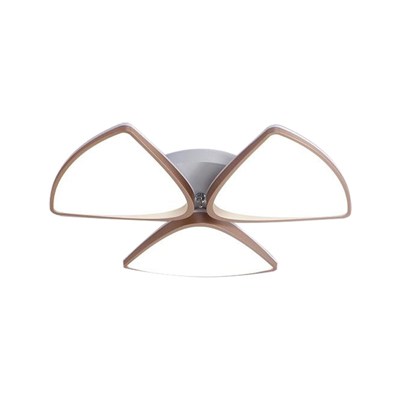 Modern Acrylic Bedroom Ceiling Light Fixture 3/4/5 Heads In White With 3 Color Options