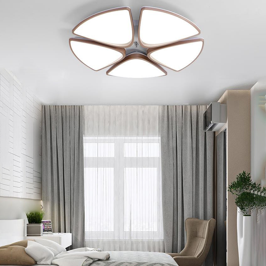 Modern Acrylic Bedroom Ceiling Light Fixture 3/4/5 Heads In White With 3 Color Options 5 /