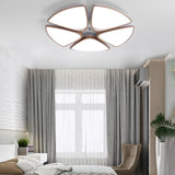 Modern Acrylic Bedroom Ceiling Light Fixture 3/4/5 Heads In White With 3 Color Options 5 /