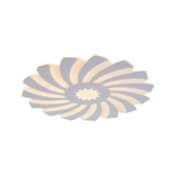 Modern Hotel-Style Led Flush Ceiling Light With Warm/White Lighting And Acrylic Flower Design For