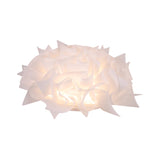 Contemporary Acrylic Flush Ceiling Lamp With Led Light Fixture - Blue/Brown/Orange