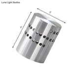 3D Whirling Wall Light Kit With Rgb Color-Changing Metal Wine Pub Led Sconce Lamp