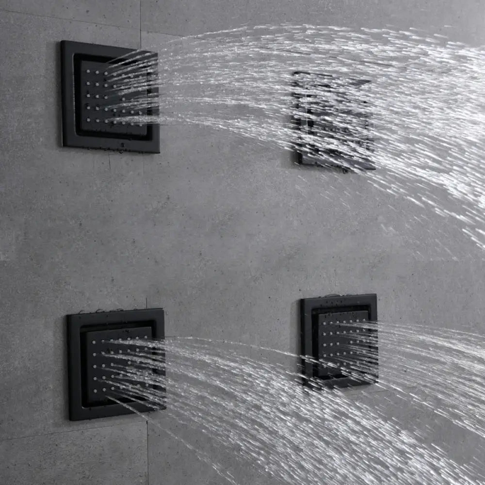 4 Inch Shower Body Nozzle Side Spray Massage Large Body Jet Bathroom Accessories shower Faucet