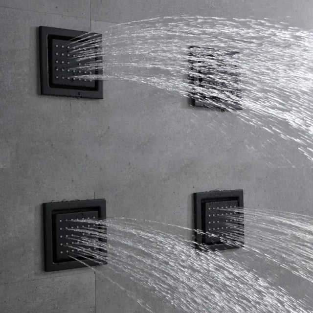 4 Inch Shower Body Nozzle Side Spray Massage Large Body Jet Bathroom Accessories shower Faucet