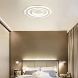 Modern Acrylic Flower Ceiling Light - 16/19.5/23.5 Flushmount For Living Room In Warm/White