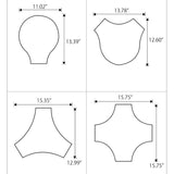 Modern Led Ceiling Lamp For Living Room - Metal & Acrylic Mount Light