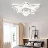 Modern Creative Ceiling Lights - Acrylic And Metal Light Fixture (25.5/31.5/39) Warm/White Lighting
