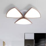 Modern Acrylic Bedroom Ceiling Light Fixture 3/4/5 Heads In White With 3 Color Options