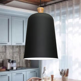Modern Bell Pendant Lamp With Pink/Grey/Black Design For Dining Room Ceiling Lighting