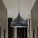 12.5/16.5 Wide Dome Pendant Lighting Modern Iron Hanging Light - 1 Black/White/Red

Note: Although
