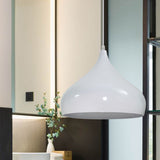 12.5/16.5 Wide Dome Pendant Lighting Modern Iron Hanging Light - 1 Black/White/Red

Note: Although