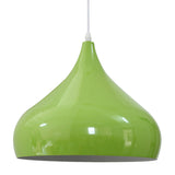 12.5/16.5 Wide Dome Pendant Lighting Modern Iron Hanging Light - 1 Black/White/Red

Note: Although
