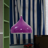 12.5/16.5 Wide Dome Pendant Lighting Modern Iron Hanging Light - 1 Black/White/Red

Note: Although