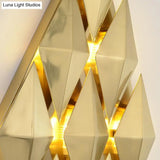 7 & 11 Rhombus Metal Sconce Light - Colonial Style Wall Mounted Fixture