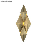 7 & 11 Rhombus Metal Sconce Light - Colonial Style Wall Mounted Fixture