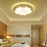 Modern Acrylic Led Flushmount Flower Ceiling Light For Dining Room And Bedroom