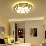 Modern Acrylic Led Flushmount Flower Ceiling Light For Dining Room And Bedroom