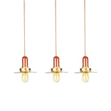 Gold Finish 3/5/7-Bulb Industrial Metallic Pendant Lamp - Multiple Hanging Lights For Ceiling