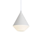 Diamond Led Acrylic Pendant Light Fixture - Modern White Suspension Lamp For Dining Table