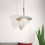 Modern Macaron Coffee Cup Led Ceiling Lamp With Cement Shade - White/Blue/Yellow Finish White