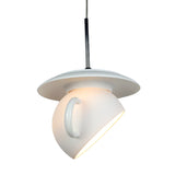 Modern Macaron Coffee Cup Led Ceiling Lamp With Cement Shade - White/Blue/Yellow Finish