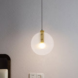 Modern Hanging Light Fixture With Dual Discs White Textured Glass Shade And 1 Bulb