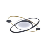 Modern Flush Mount Ceiling Light: White Led Acrylic Fixture For Living Room With Warm/White Lighting