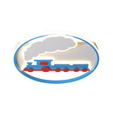 Modern Train Ceiling Flush Mount Led Light Fixture With Warm/White Acrylic And Ring