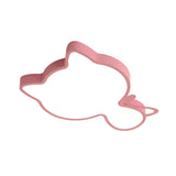 Cat Kindergarten Led Flush Mount Ceiling Light In Pink/Blue - Acrylic Kids Style Lighting Fixture