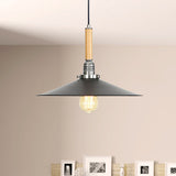 Adjustable Metallic Saucer Pendant Light - Industrial Ceiling Hanging For Kitchen